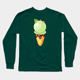 Yummy Coconut Ice Cream Long Sleeve T-Shirt